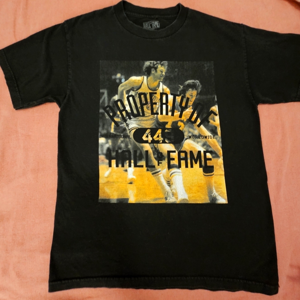 Hall Of Fame Old School Basketball Graphic Tee
